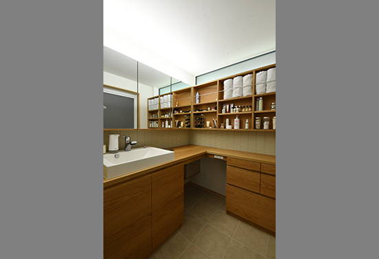 洗面化粧台、メイクルーム、パウダールーム